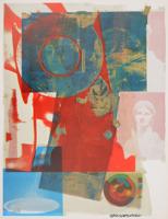 Robert Rauschenberg LOCAL QUARRY ONE Lithograph - Sold for $1,024 on 05-24-2025 (Lot 65).jpg